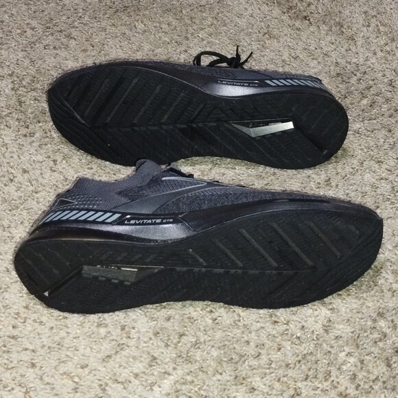 Men\'s Brooks Levitate GT5 STEALTHFIT Gray/Silver Shoes US 12/EUC/No Box. main image 10